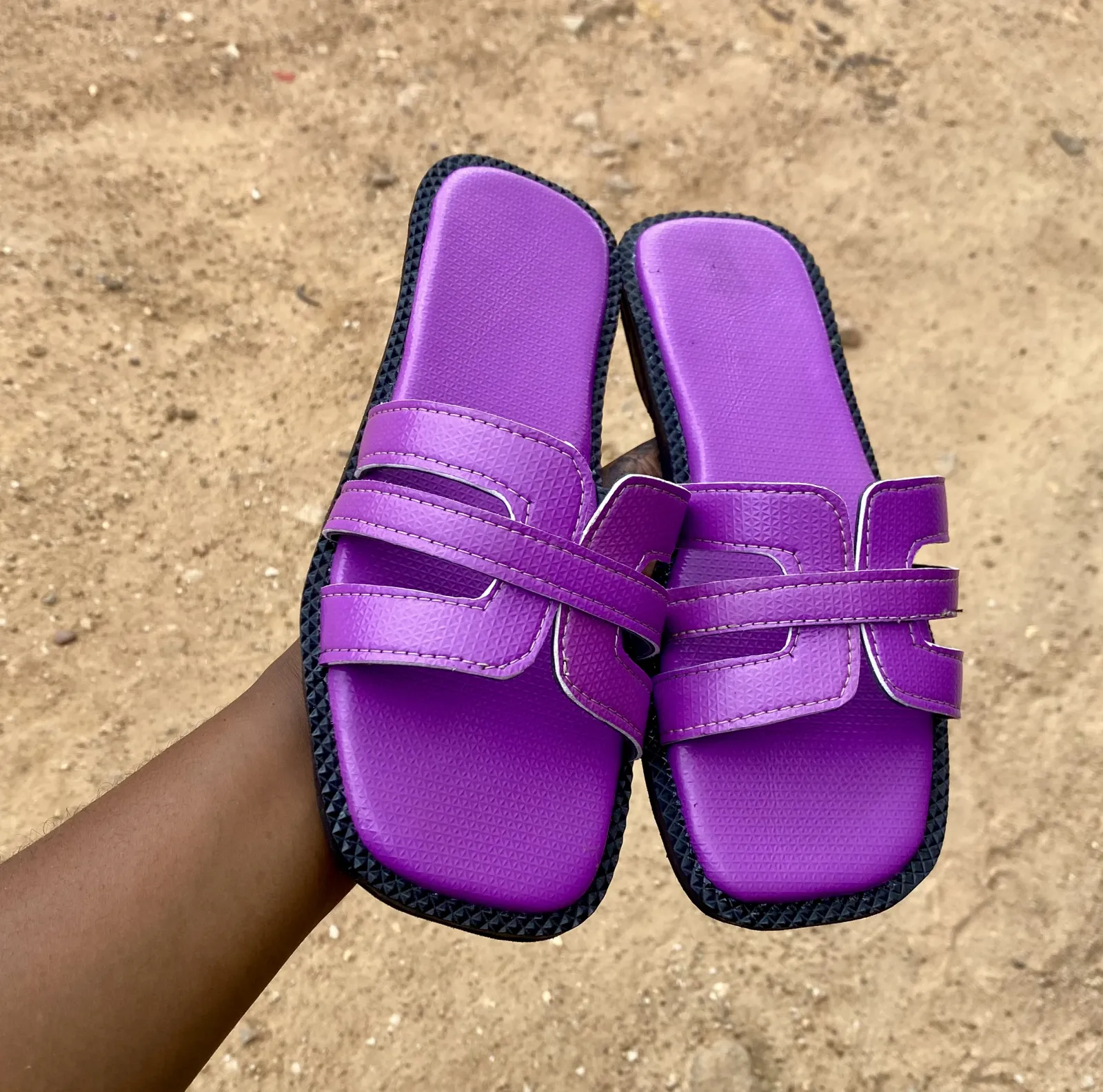 Beautiful female handmade slippers