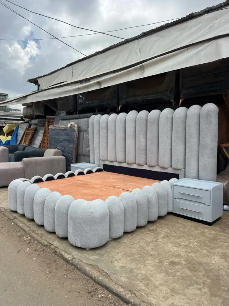 Luxury Upholstered Bed – Custom Made in Lagos — photo 3 of 3
